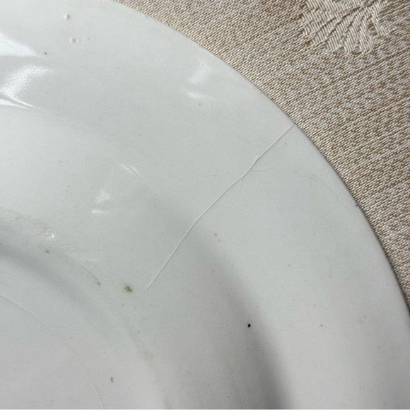 Antique Blue Willow Plate - Picture 2 of 4